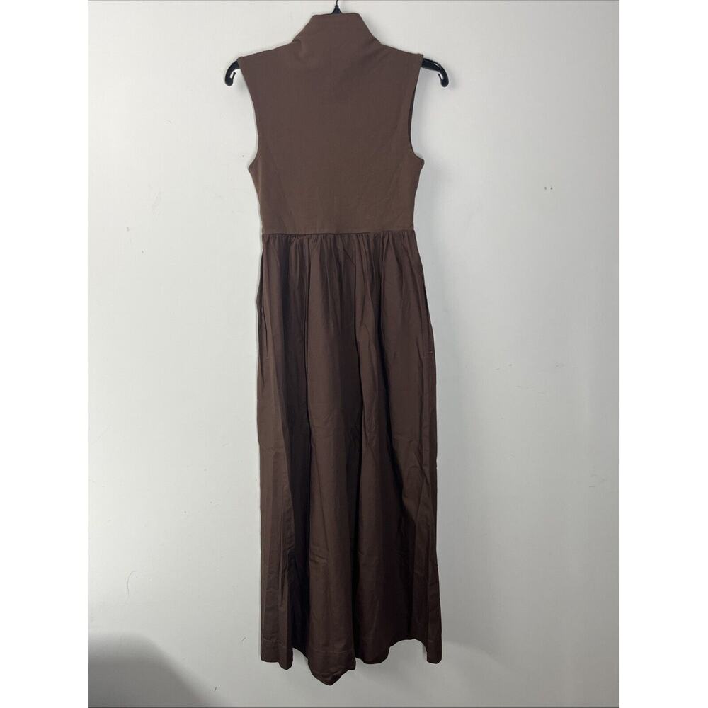 J. Crew Brown Sleeveless Midi Dress - Picture 2 of 11